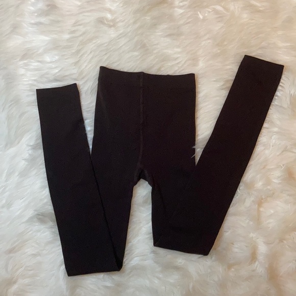 Walmart brand Chocolate brown leggings tights pant - Picture 1 of 14